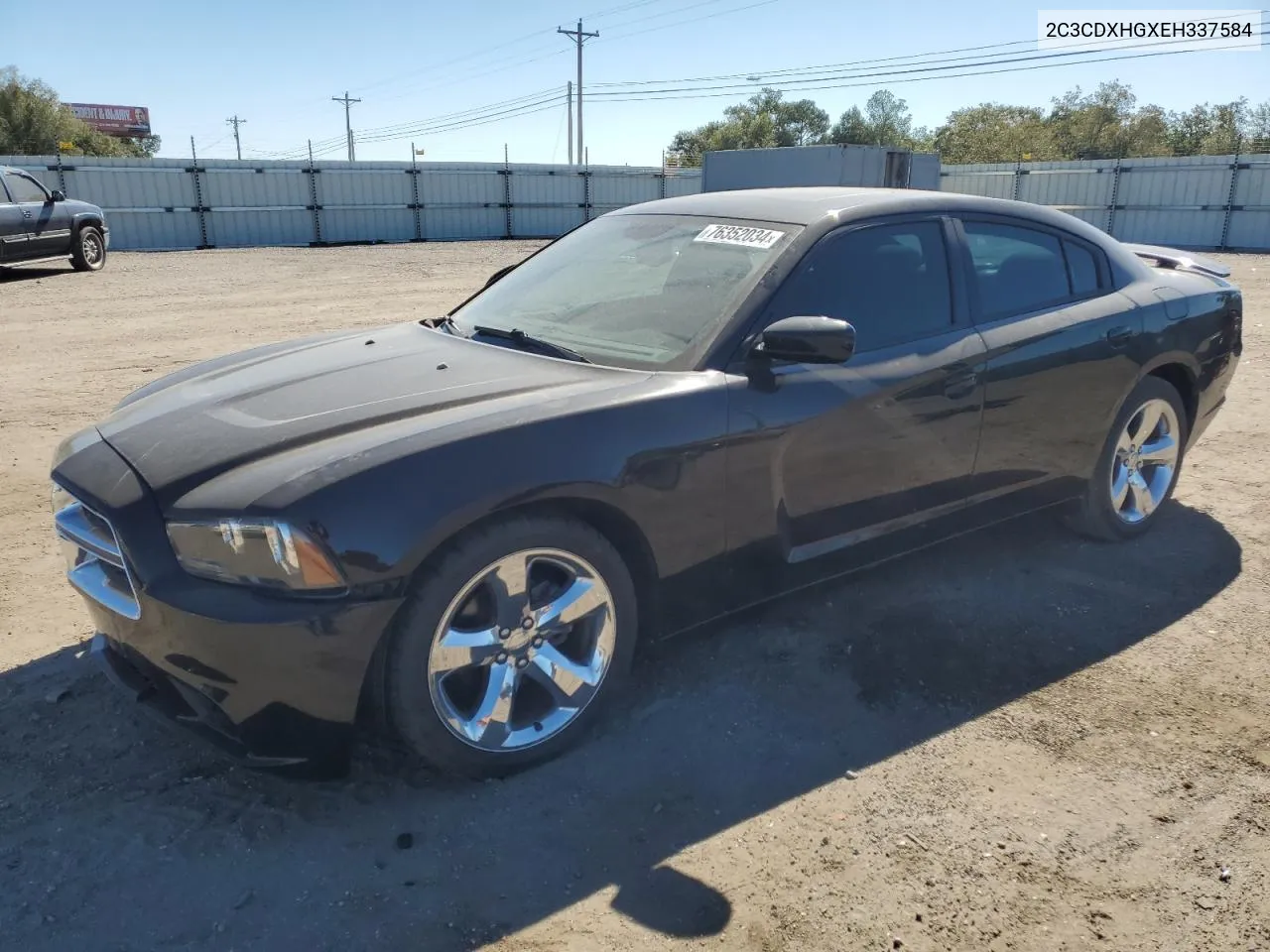 2014 Dodge Charger Sxt VIN: 2C3CDXHGXEH337584 Lot: 76352034