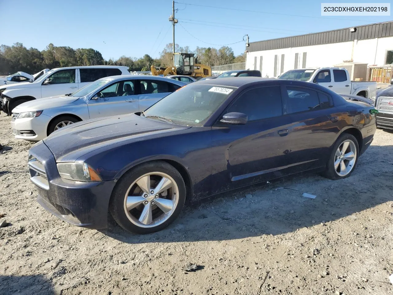 2014 Dodge Charger Sxt VIN: 2C3CDXHGXEH202198 Lot: 76578254