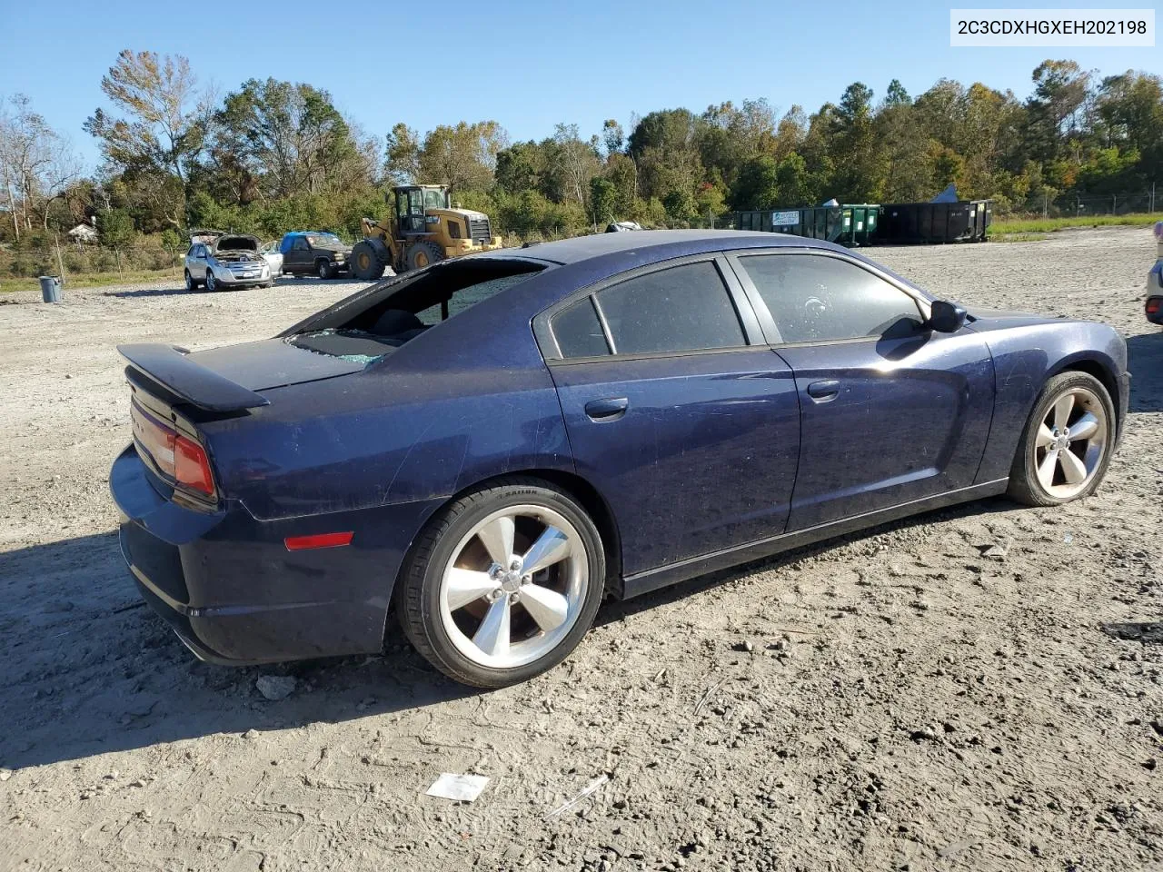 2014 Dodge Charger Sxt VIN: 2C3CDXHGXEH202198 Lot: 76578254