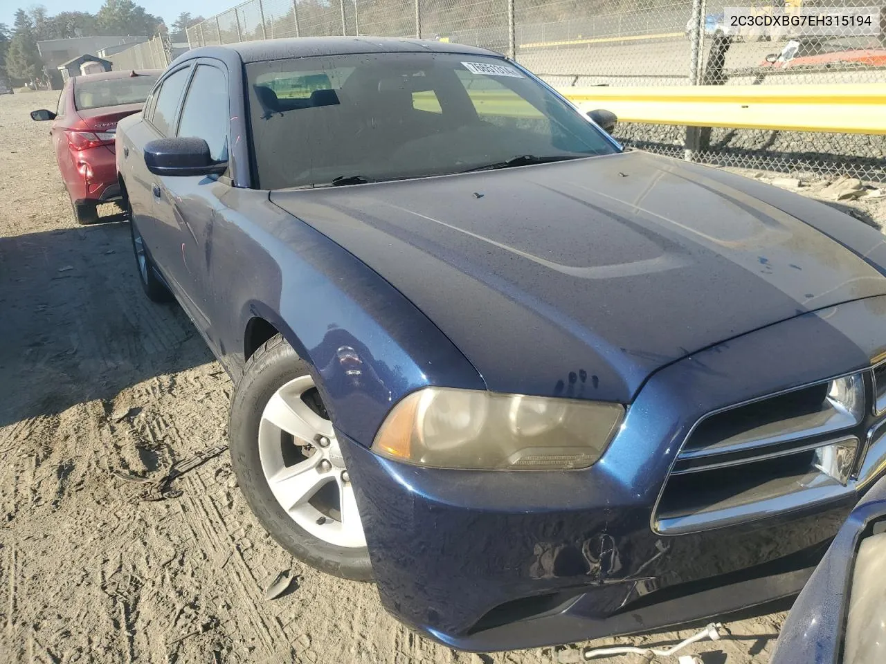 2014 Dodge Charger Se VIN: 2C3CDXBG7EH315194 Lot: 76651314