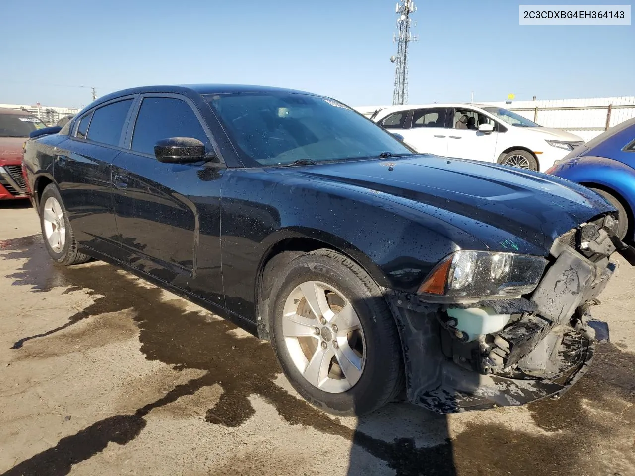 2014 Dodge Charger Se VIN: 2C3CDXBG4EH364143 Lot: 77032714