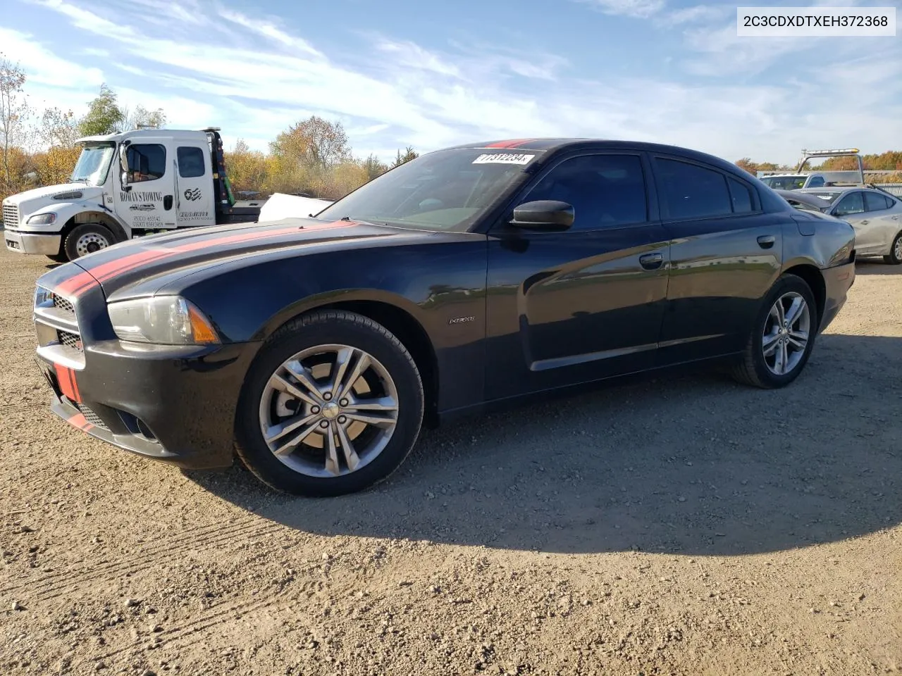 2014 Dodge Charger R/T VIN: 2C3CDXDTXEH372368 Lot: 77312234