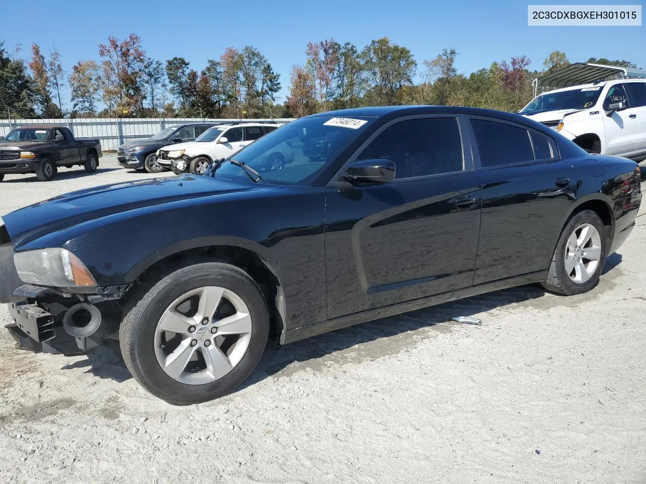 2014 Dodge Charger Se VIN: 2C3CDXBGXEH301015 Lot: 77346014