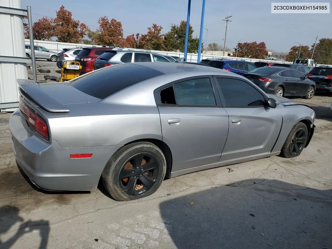 2014 Dodge Charger Se VIN: 2C3CDXBGXEH154985 Lot: 77818114