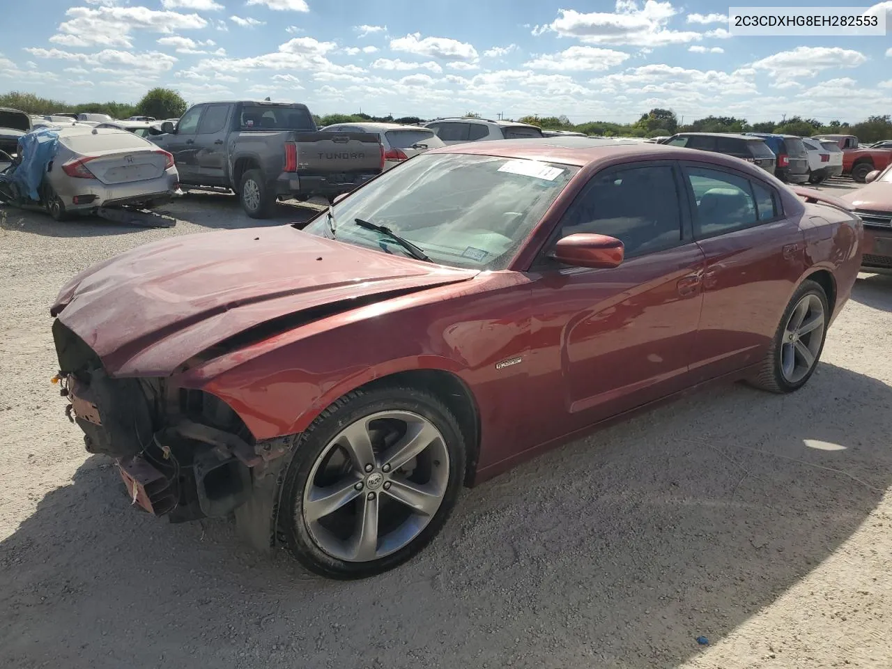 2014 Dodge Charger Sxt VIN: 2C3CDXHG8EH282553 Lot: 77855814