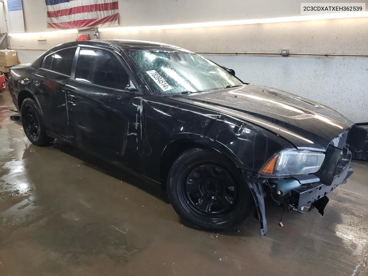 2014 Dodge Charger Police VIN: 2C3CDXATXEH362539 Lot: 78394514