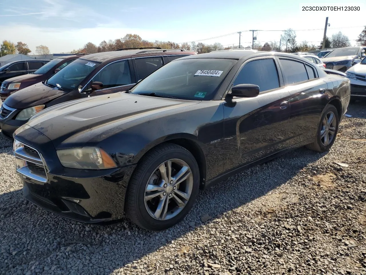 2014 Dodge Charger R/T VIN: 2C3CDXDT0EH123030 Lot: 78450404