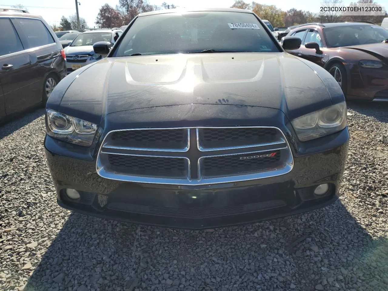 2014 Dodge Charger R/T VIN: 2C3CDXDT0EH123030 Lot: 78450404