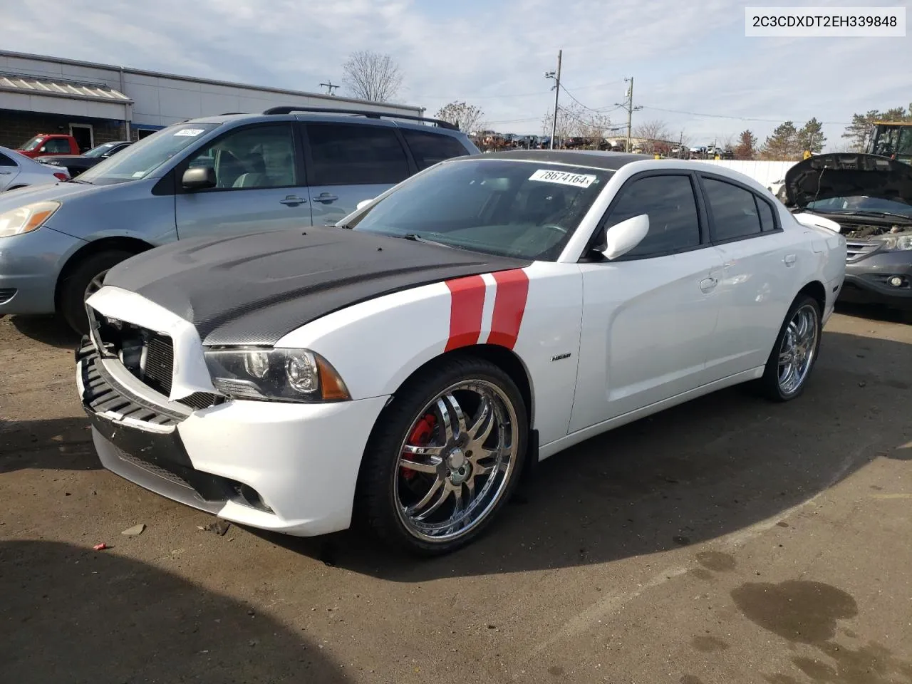 2014 Dodge Charger R/T VIN: 2C3CDXDT2EH339848 Lot: 78674164