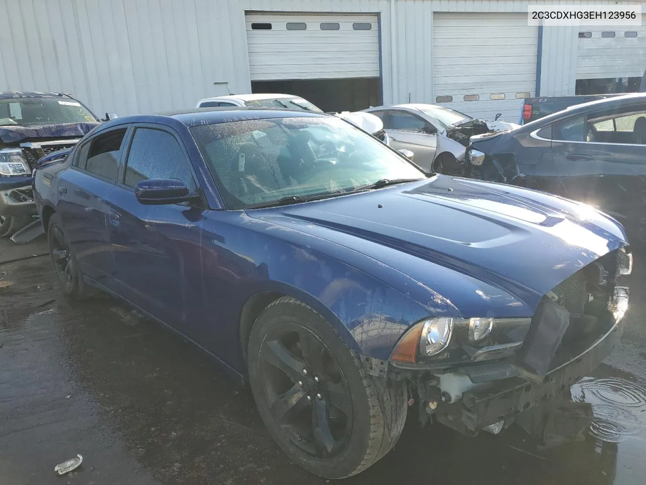 2014 Dodge Charger Sxt VIN: 2C3CDXHG3EH123956 Lot: 79487364