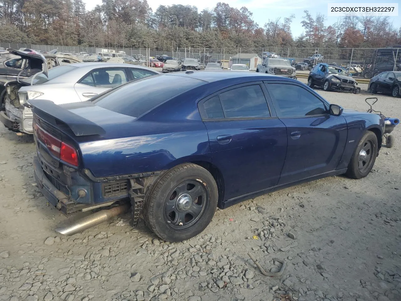 2014 Dodge Charger R/T VIN: 2C3CDXCT3EH322297 Lot: 79560134