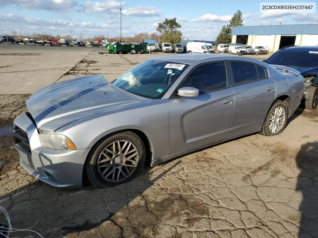 2014 Dodge Charger Se VIN: 2C3CDXBG3EH237447 Lot: 79877094