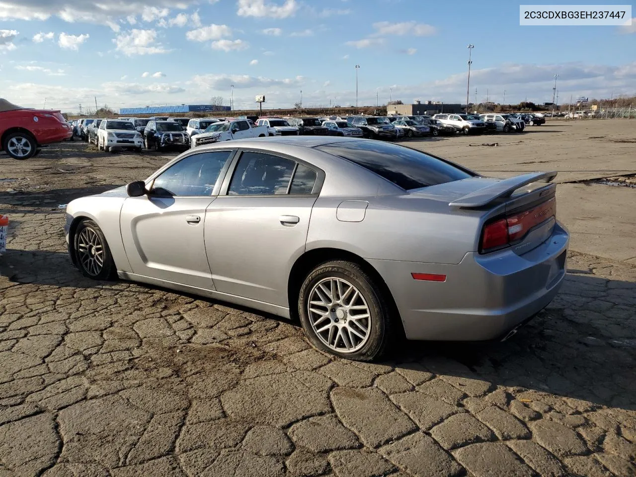 2014 Dodge Charger Se VIN: 2C3CDXBG3EH237447 Lot: 79877094