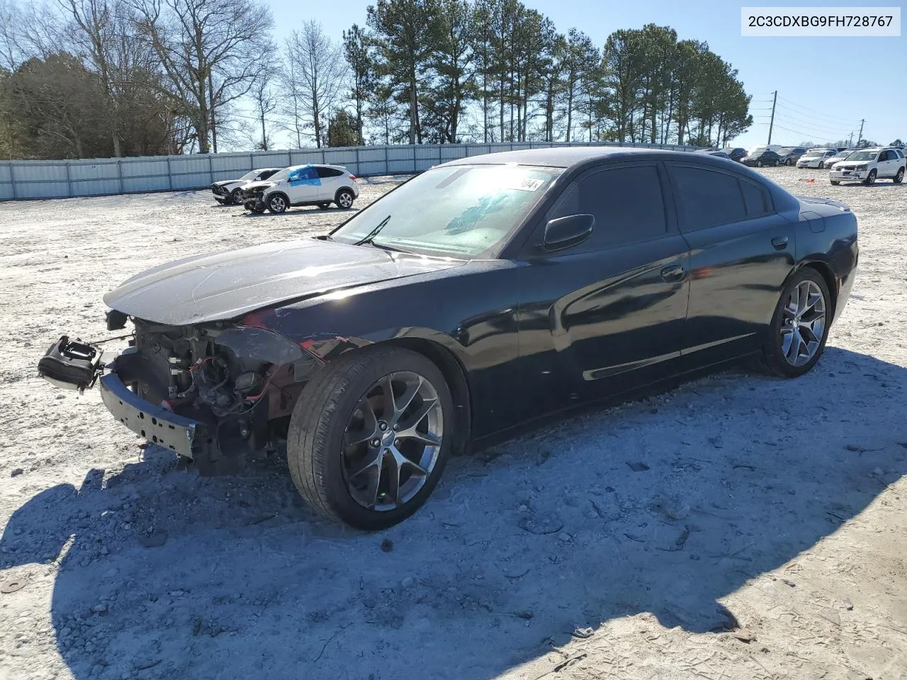 2015 Dodge Charger Se VIN: 2C3CDXBG9FH728767 Lot: 43547804