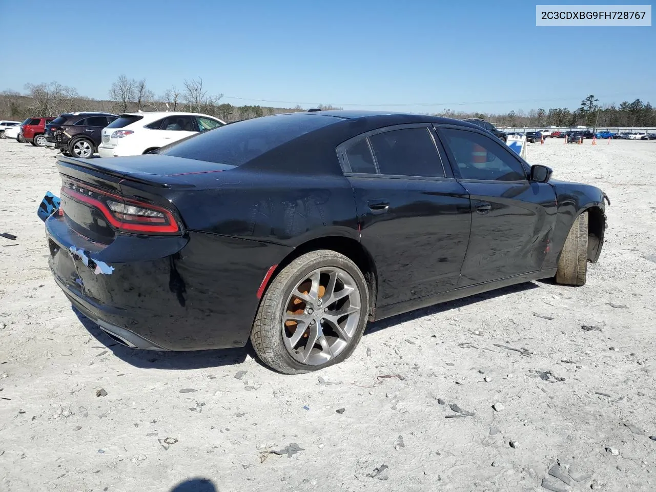 2015 Dodge Charger Se VIN: 2C3CDXBG9FH728767 Lot: 43547804