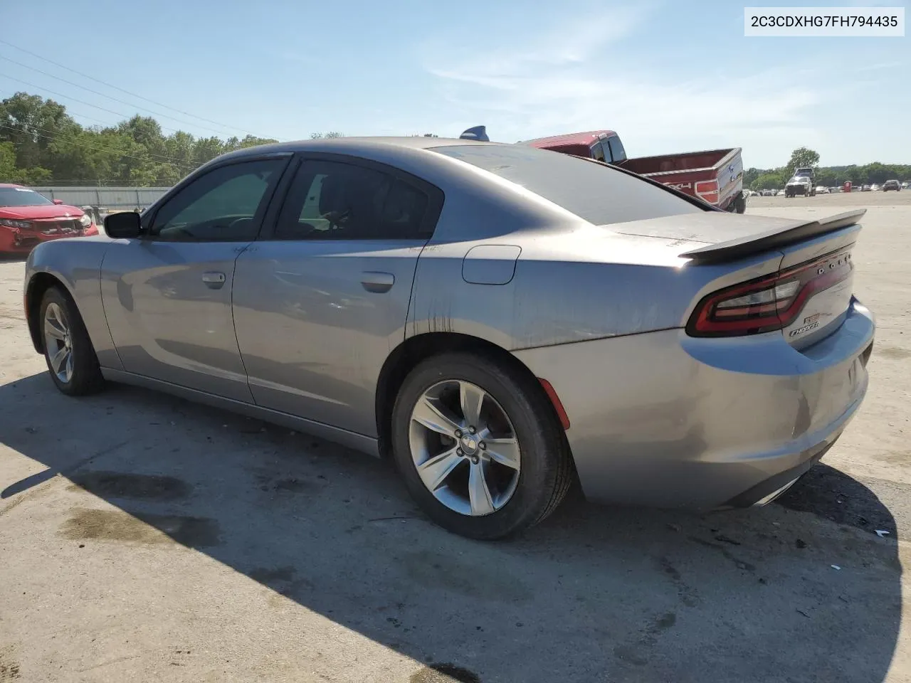 2015 Dodge Charger Sxt VIN: 2C3CDXHG7FH794435 Lot: 59207884