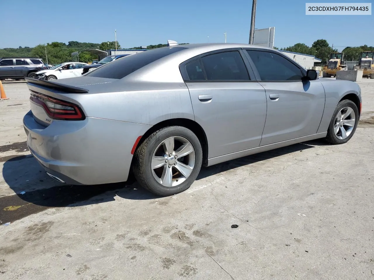 2015 Dodge Charger Sxt VIN: 2C3CDXHG7FH794435 Lot: 59207884