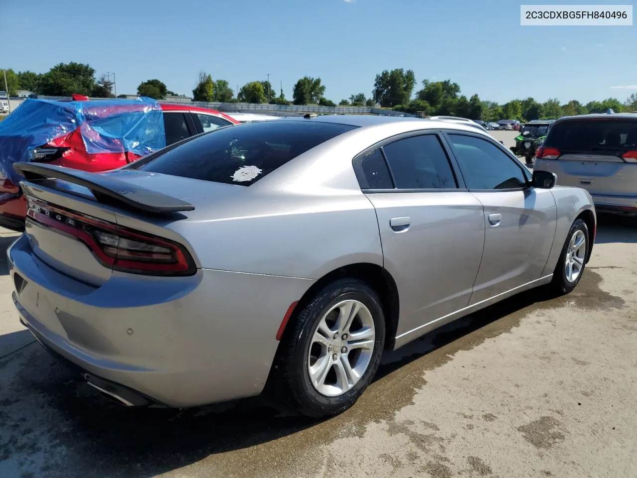 2015 Dodge Charger Se VIN: 2C3CDXBG5FH840496 Lot: 60105934