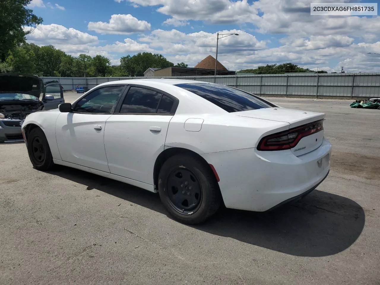 2015 Dodge Charger Police VIN: 2C3CDXAG6FH851735 Lot: 60753404