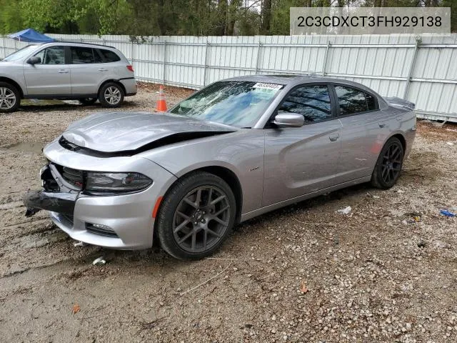 2C3CDXCT3FH929138 2015 Dodge Charger R/T