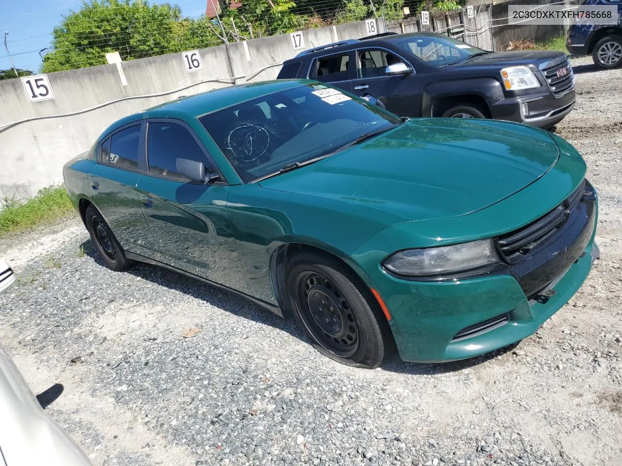 2015 Dodge Charger Police VIN: 2C3CDXKTXFH785668 Lot: 61772414