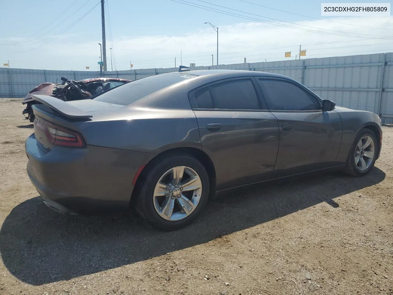 2C3CDXHG2FH805809 2015 Dodge Charger Sxt