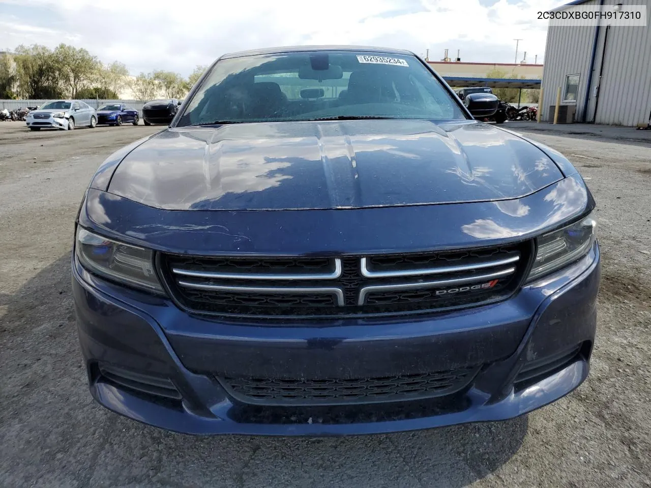 2015 Dodge Charger Se VIN: 2C3CDXBG0FH917310 Lot: 62935234