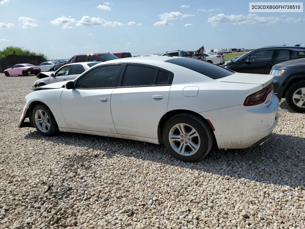 2015 Dodge Charger Se VIN: 2C3CDXBG0FH738510 Lot: 63102744