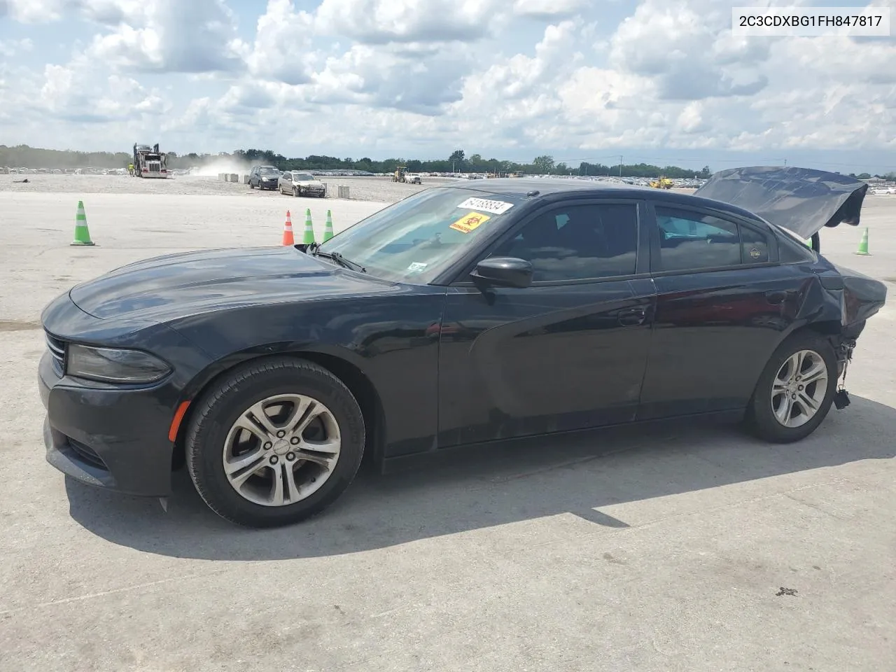 2015 Dodge Charger Se VIN: 2C3CDXBG1FH847817 Lot: 64188834