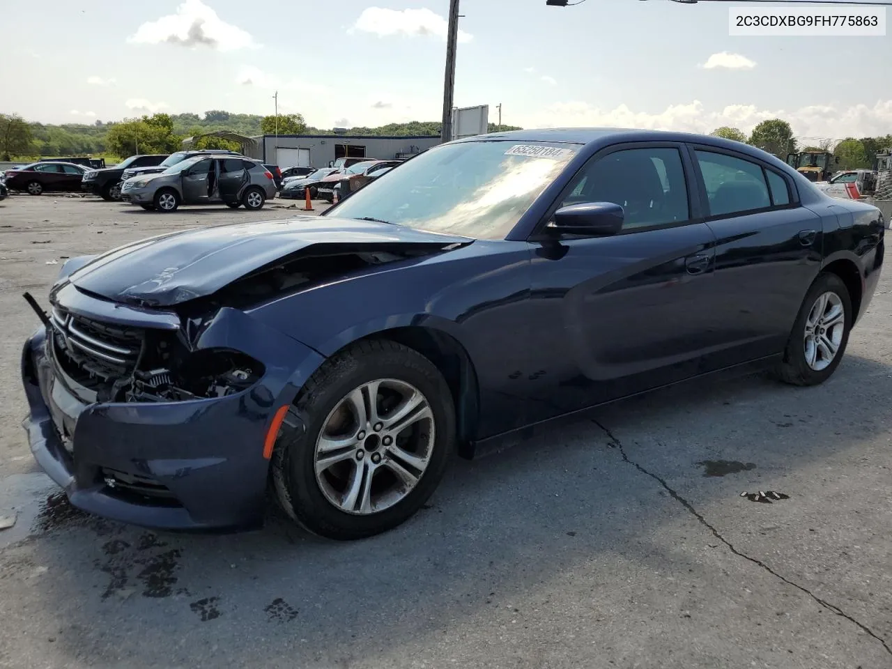 2015 Dodge Charger Se VIN: 2C3CDXBG9FH775863 Lot: 65250184