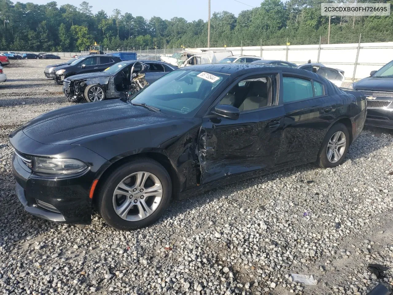 2015 Dodge Charger Se VIN: 2C3CDXBG0FH726695 Lot: 65713544