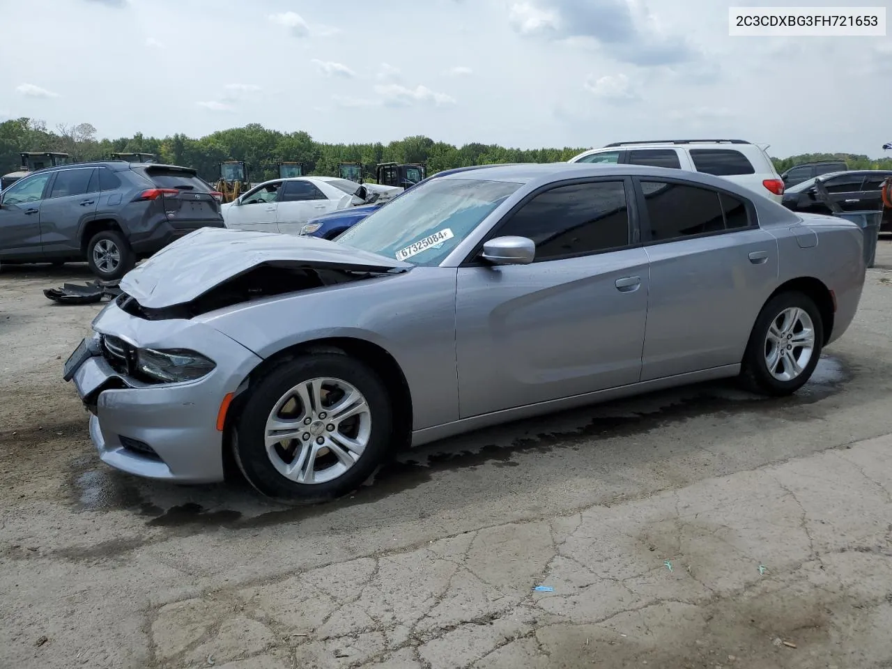 2015 Dodge Charger Se VIN: 2C3CDXBG3FH721653 Lot: 67325084