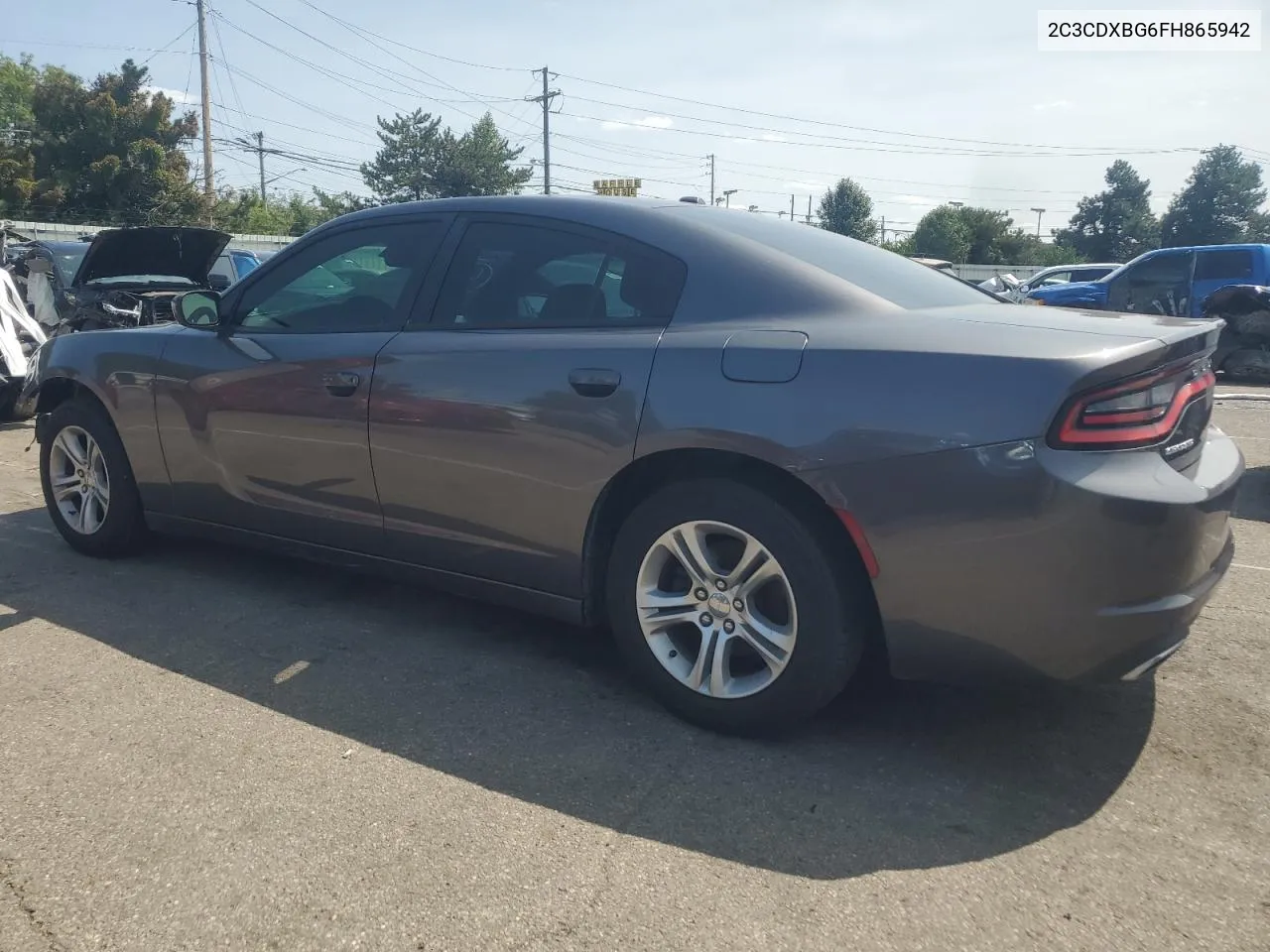 2C3CDXBG6FH865942 2015 Dodge Charger Se