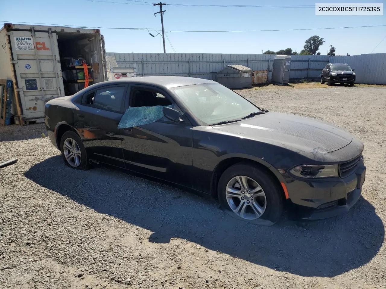 2015 Dodge Charger Se VIN: 2C3CDXBG5FH725395 Lot: 67574404