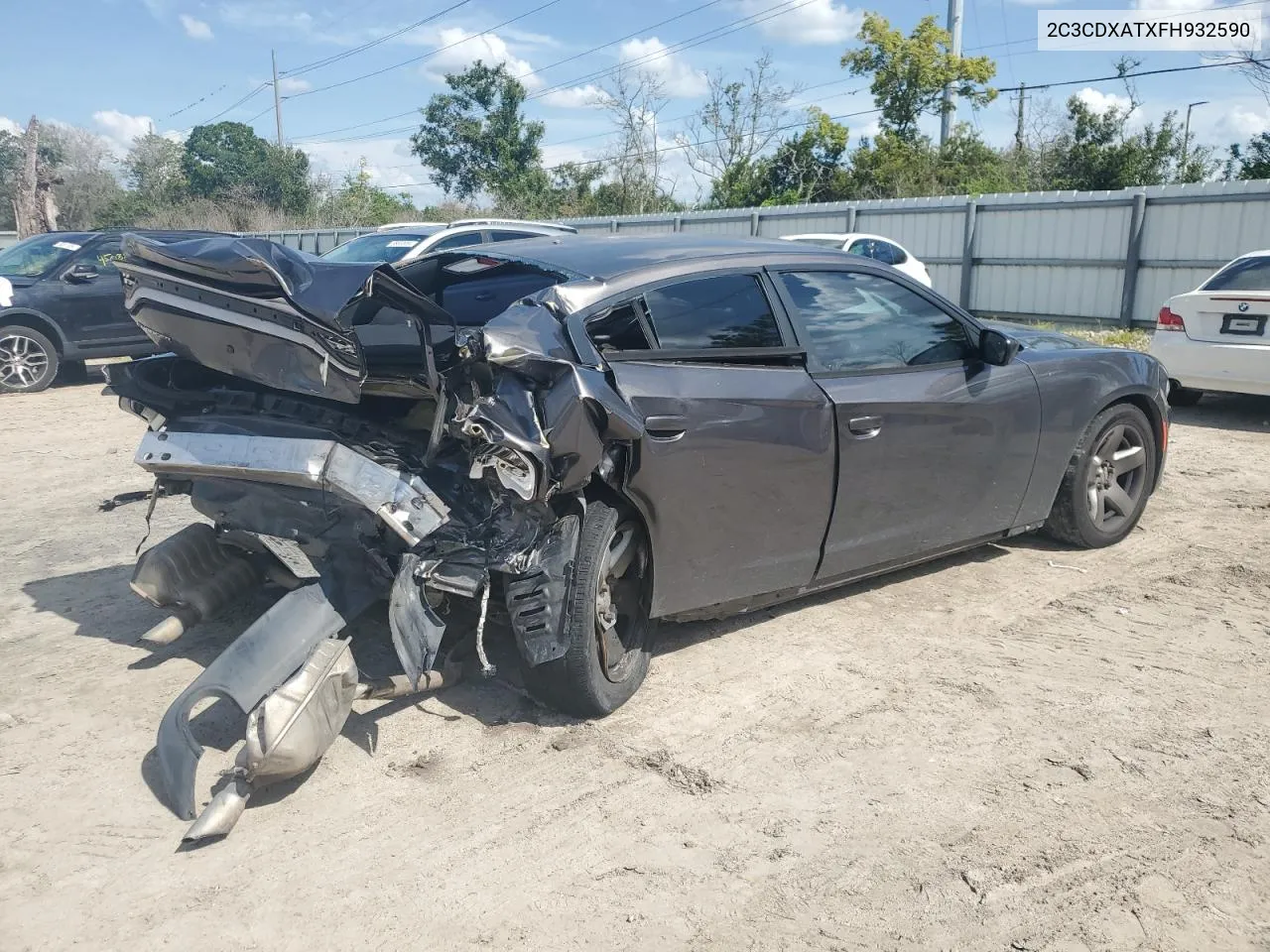 2015 Dodge Charger Police VIN: 2C3CDXATXFH932590 Lot: 68807284