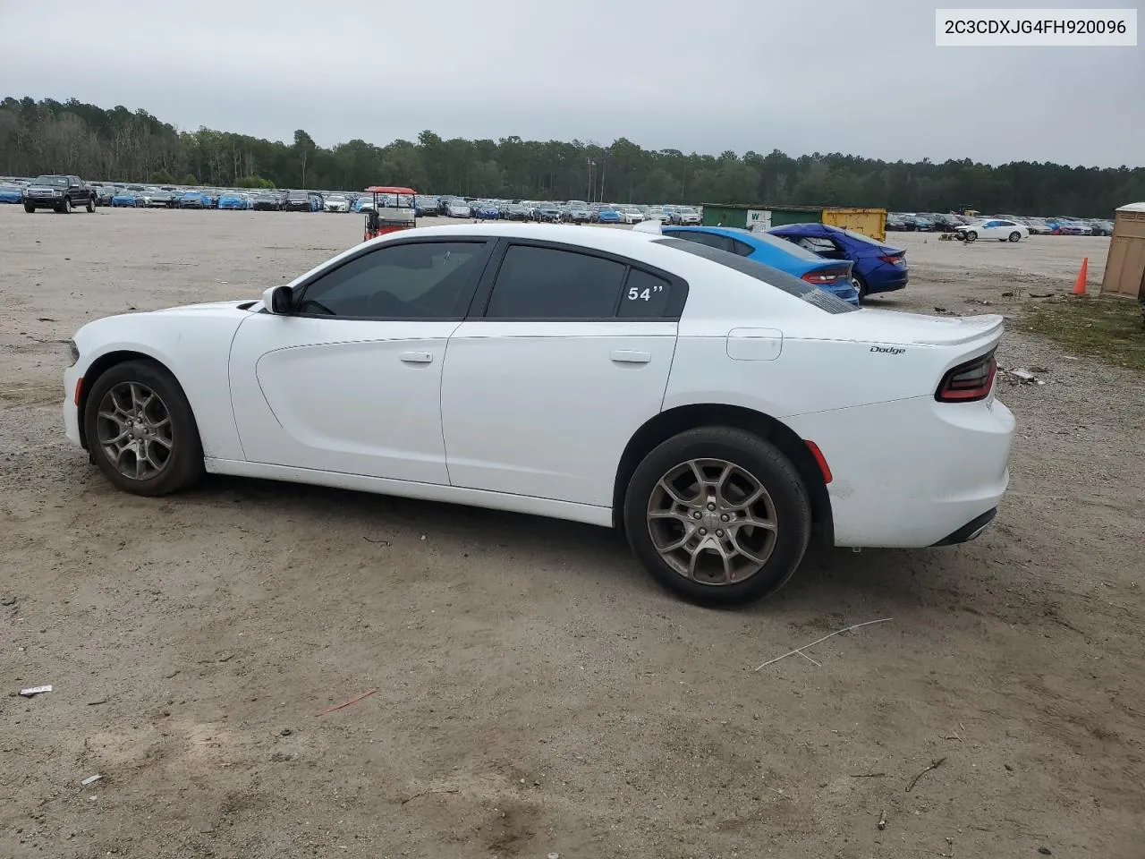 2015 Dodge Charger Sxt VIN: 2C3CDXJG4FH920096 Lot: 68926254