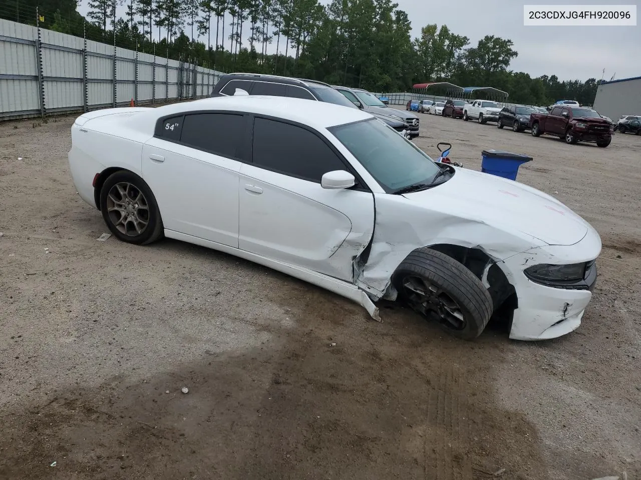 2015 Dodge Charger Sxt VIN: 2C3CDXJG4FH920096 Lot: 68926254