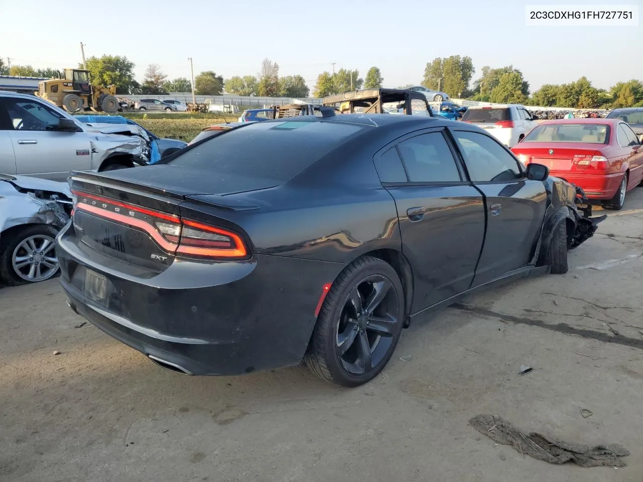 2015 Dodge Charger Sxt VIN: 2C3CDXHG1FH727751 Lot: 69180124