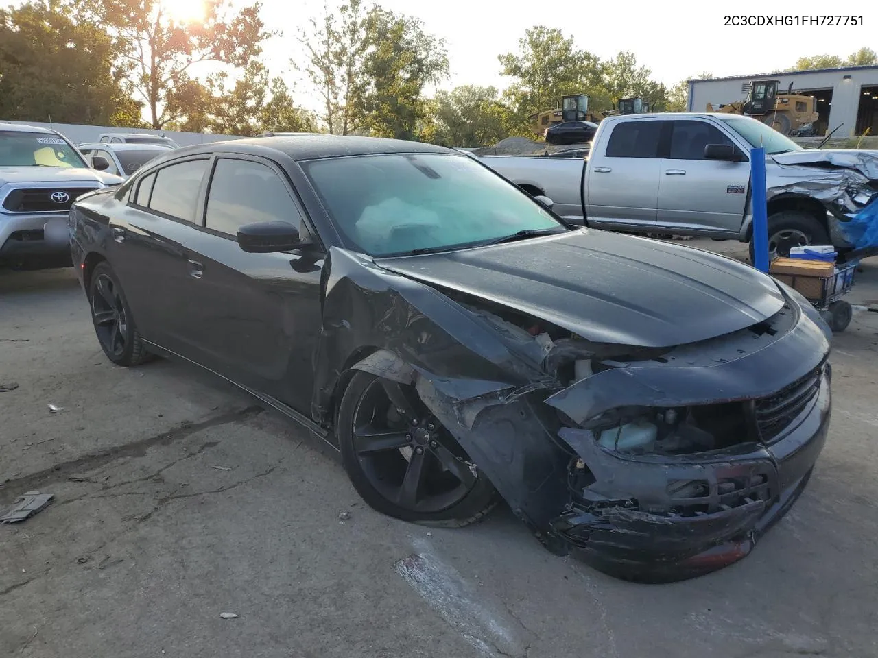 2015 Dodge Charger Sxt VIN: 2C3CDXHG1FH727751 Lot: 69180124