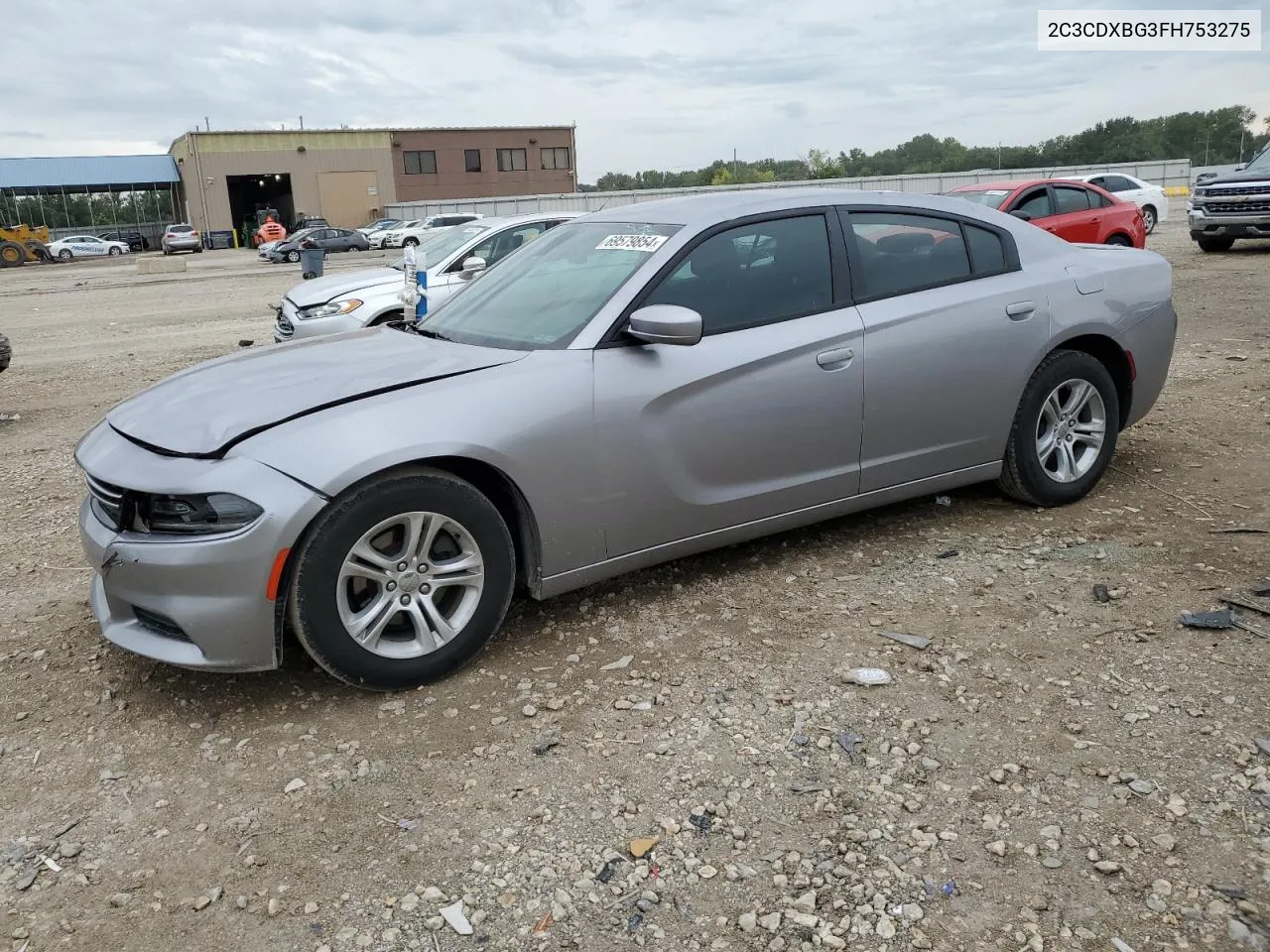 2015 Dodge Charger Se VIN: 2C3CDXBG3FH753275 Lot: 69579854