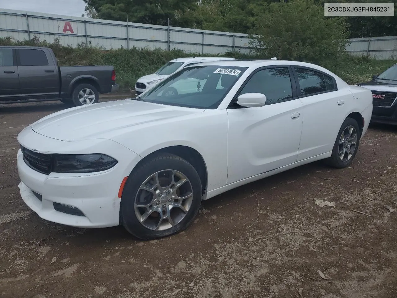 2015 Dodge Charger Sxt VIN: 2C3CDXJG3FH845231 Lot: 69639804