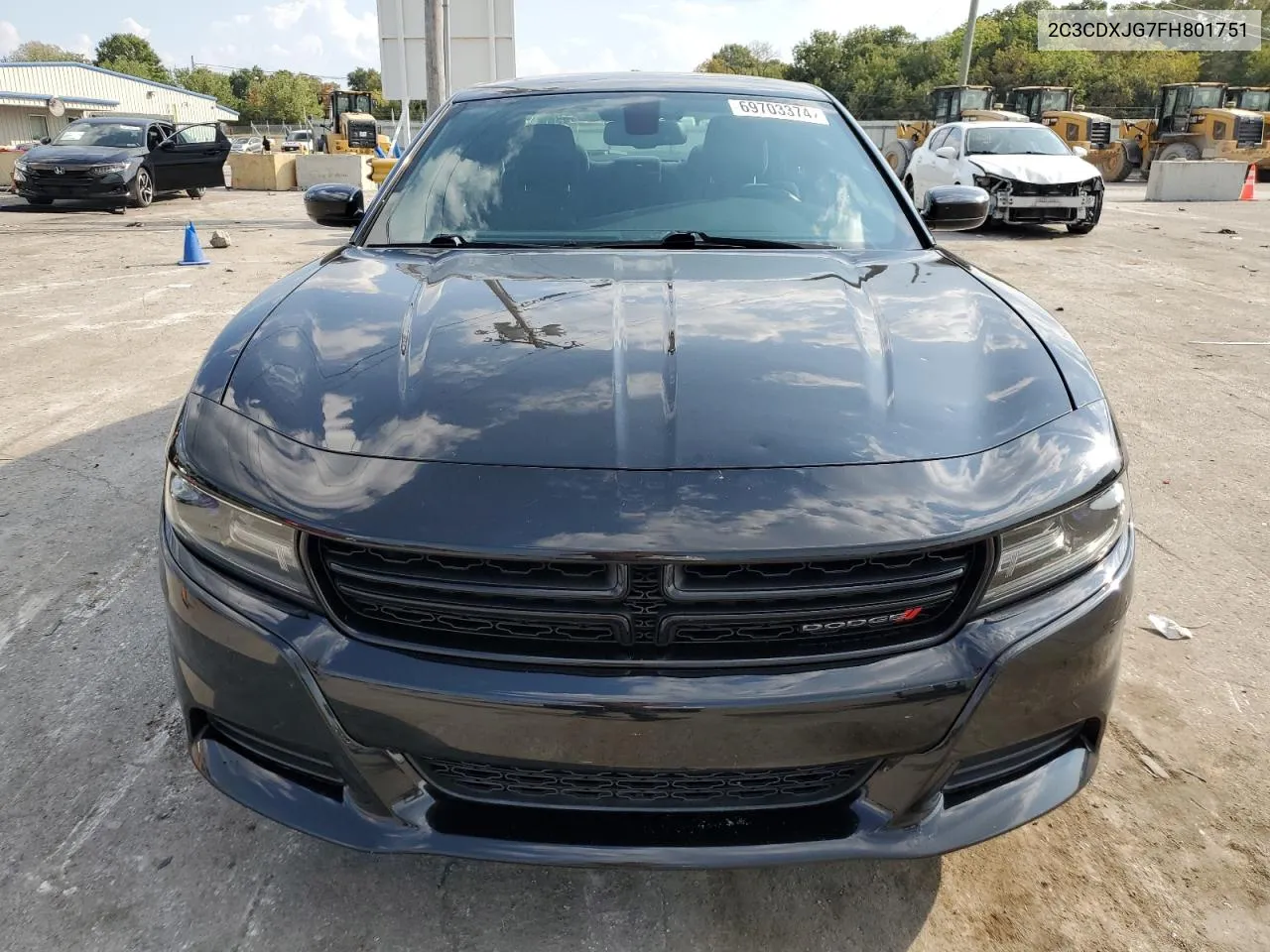 2015 Dodge Charger Sxt VIN: 2C3CDXJG7FH801751 Lot: 69703374