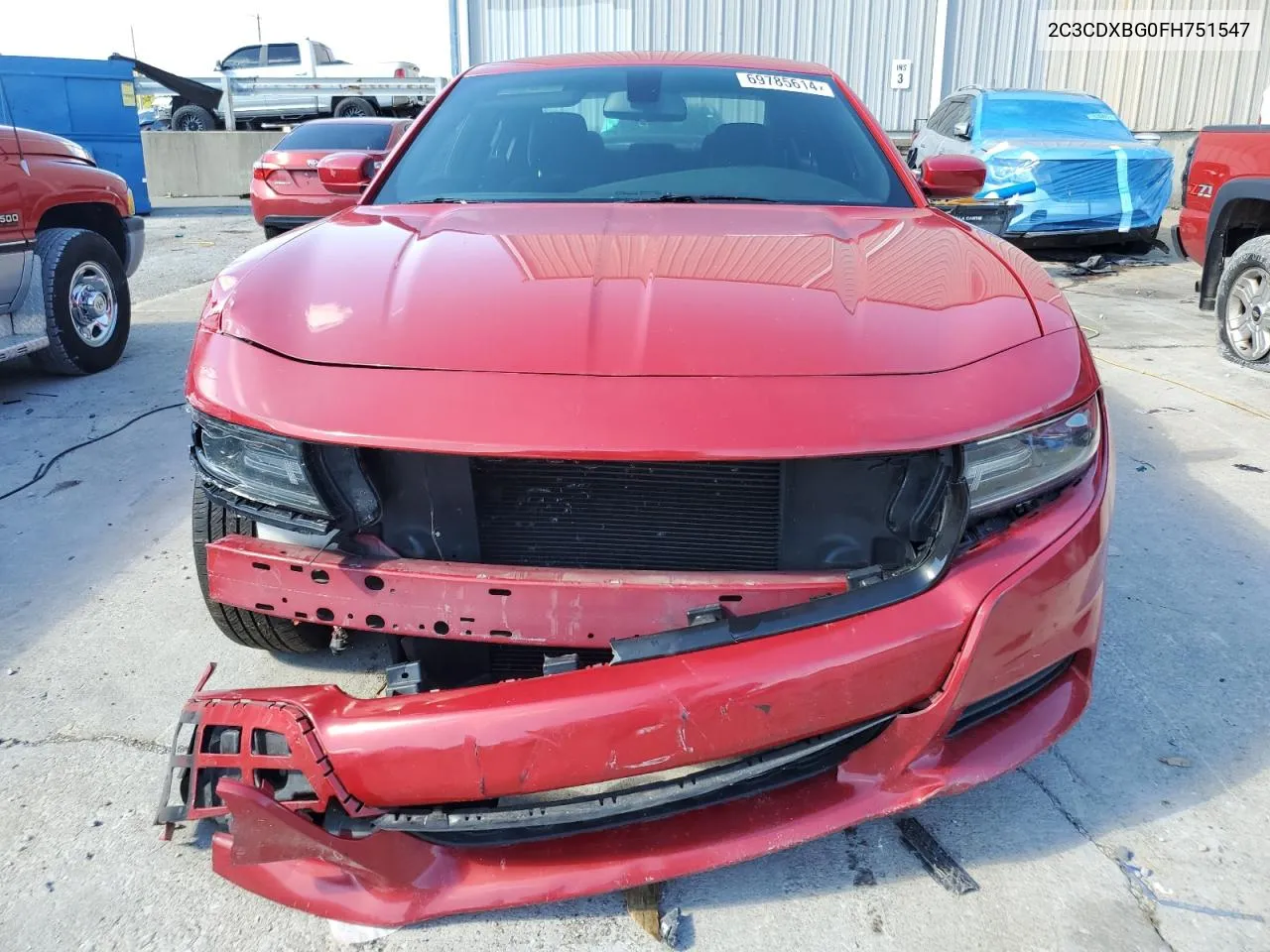 2C3CDXBG0FH751547 2015 Dodge Charger Se