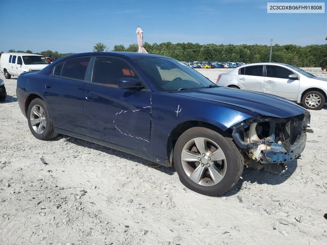 2015 Dodge Charger Se VIN: 2C3CDXBG6FH918008 Lot: 69855094