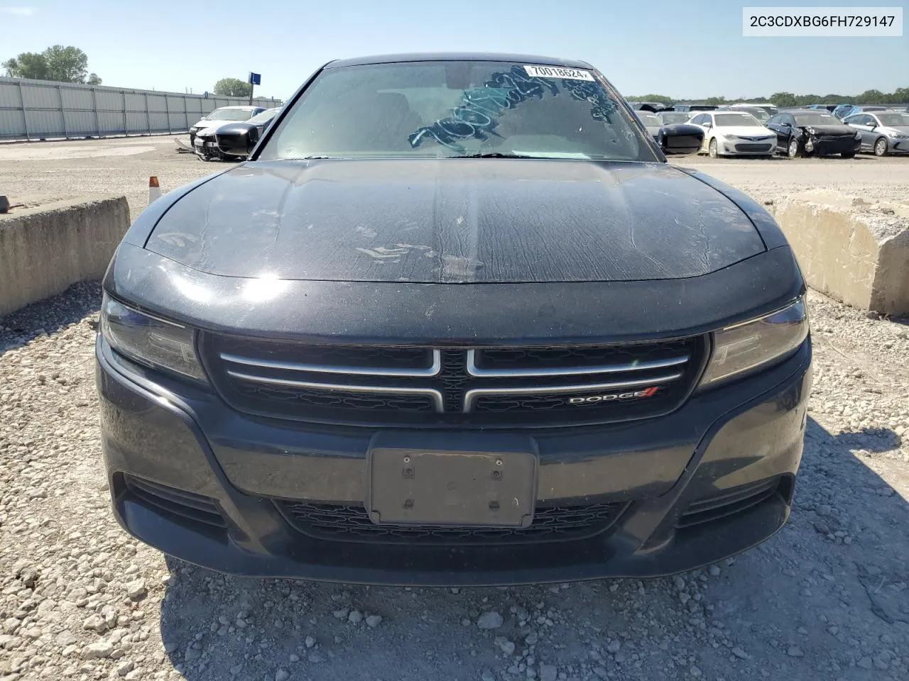 2C3CDXBG6FH729147 2015 Dodge Charger Se