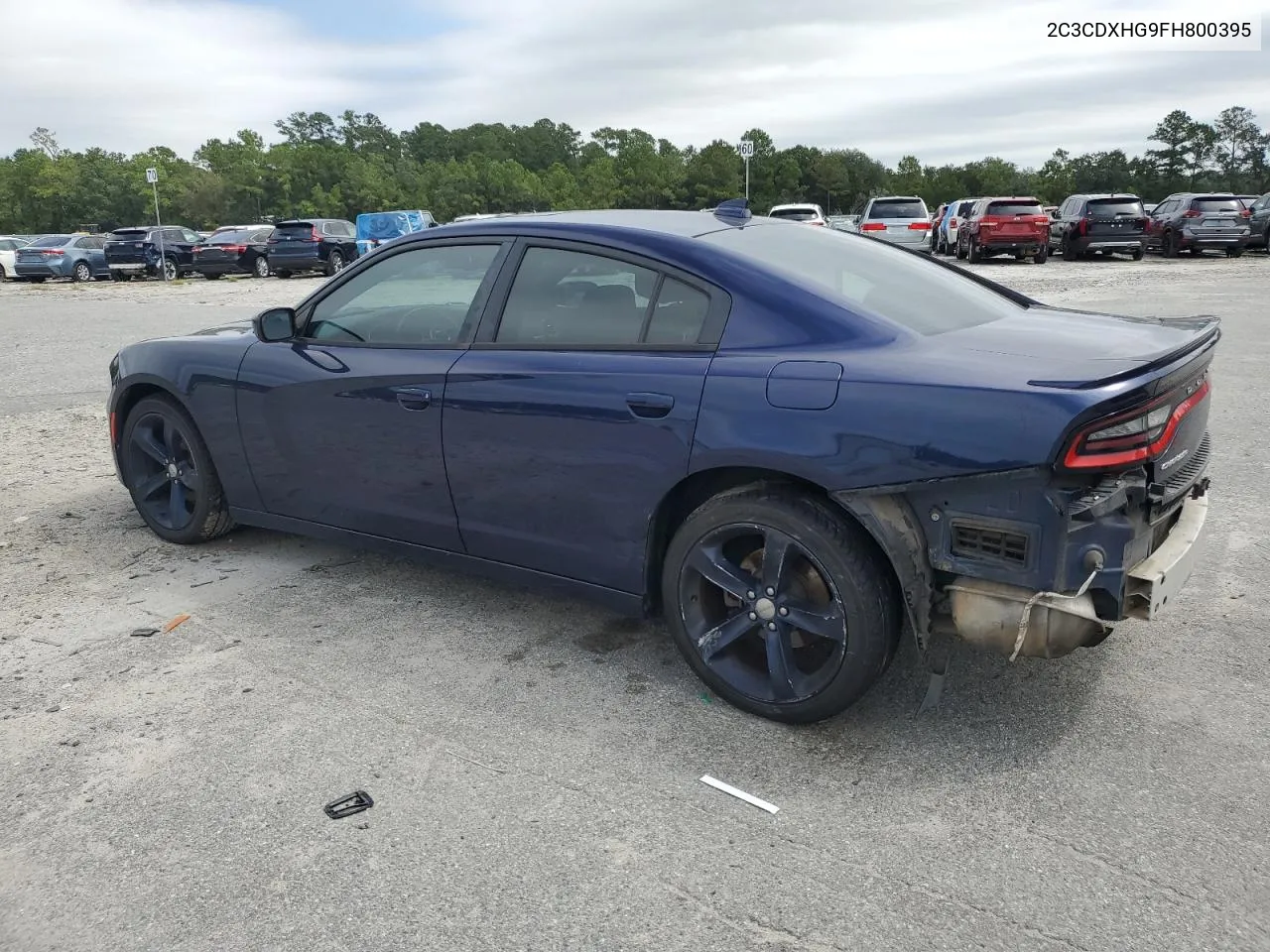 2015 Dodge Charger Sxt VIN: 2C3CDXHG9FH800395 Lot: 70249194