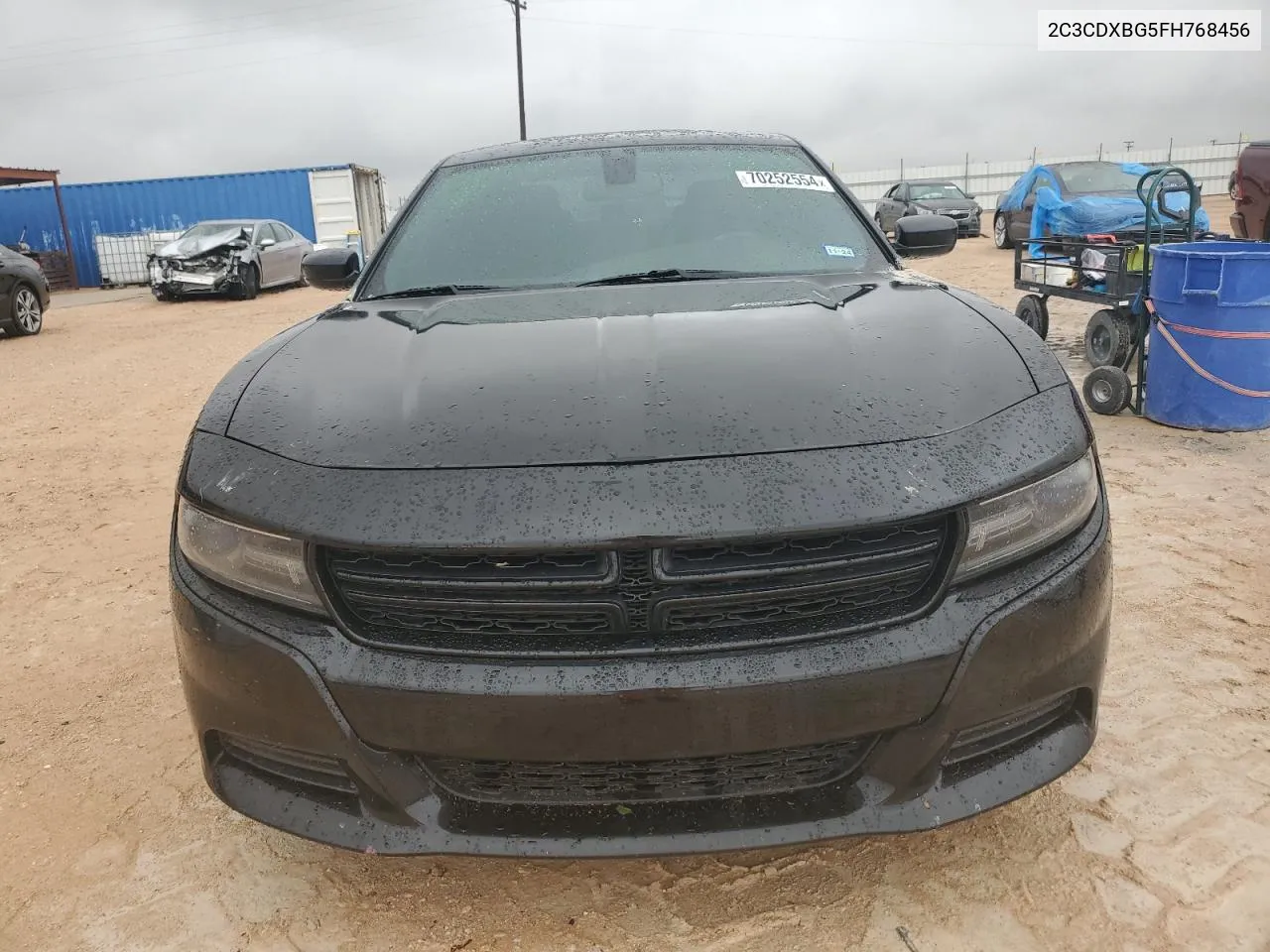 2015 Dodge Charger Se VIN: 2C3CDXBG5FH768456 Lot: 70252554