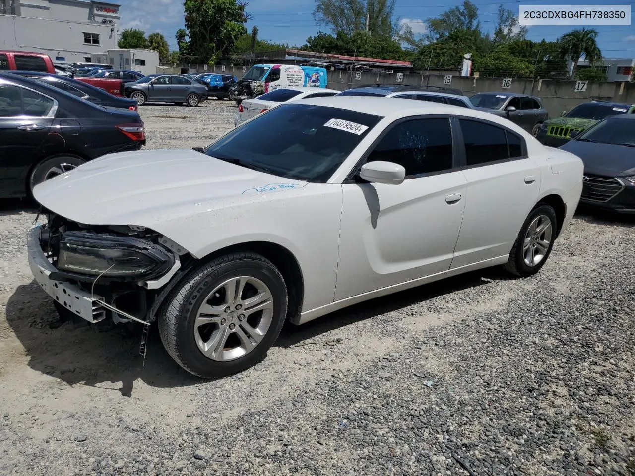 2015 Dodge Charger Se VIN: 2C3CDXBG4FH738350 Lot: 70379524