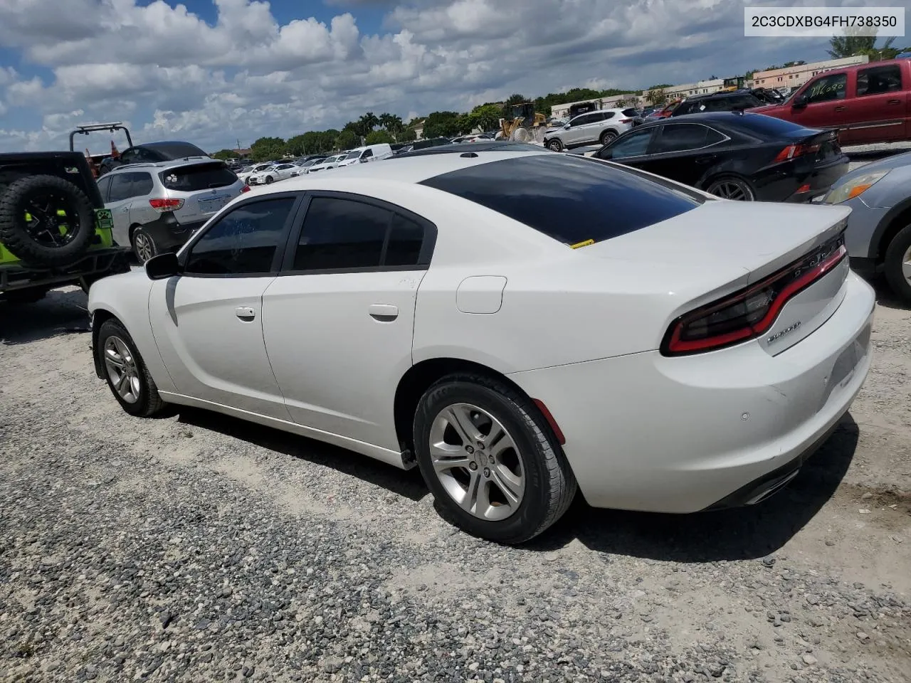 2015 Dodge Charger Se VIN: 2C3CDXBG4FH738350 Lot: 70379524