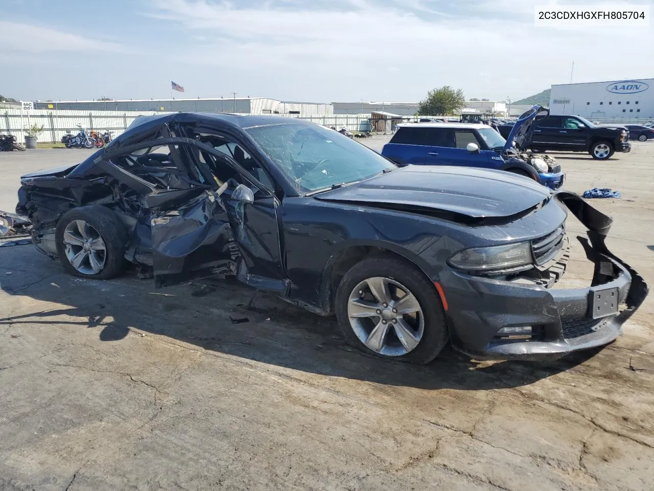 2015 Dodge Charger Sxt VIN: 2C3CDXHGXFH805704 Lot: 70537624